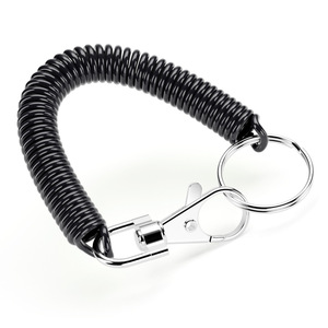 VENTE FLASH 2024 - Porte-clés en spirale rétractable en plastique, cordon en spirale en plastique, cordon élastique en spirale - Product Image 3