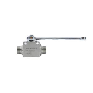 Vanne à boisseau sphérique hydraulique à haute pression <span class=keywords><strong>Khb</strong></span>/khm/khp/khb3k Npt/ Sae/bsp/bspt/métrique vanne à boisseau sphérique hydraulique en acier au carbone inoxydable - Product Image 3