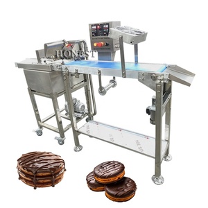 Machines à enrober de chocolat / Fraise séchée congelée enrobée de chocolat / Machine à enrober les biscuits de chocolat - Product Image 2