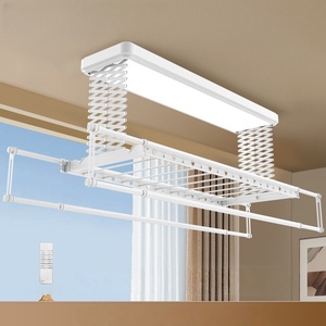 Séchoir à linge électrique intelligent, réglable en hauteur, télécommandé, robuste et personnalisable pour les balcons domestiques - Product Image 4