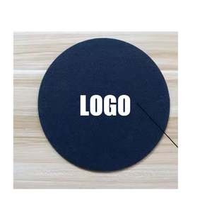 Alfombrilla de Ratón de Silicona Negra con Logotipo Personalizado - Accesorio de Escritorio Elegante y Moderno para Oficina, Juegos, Promociones Corporativas y Regalos - Product Image 1