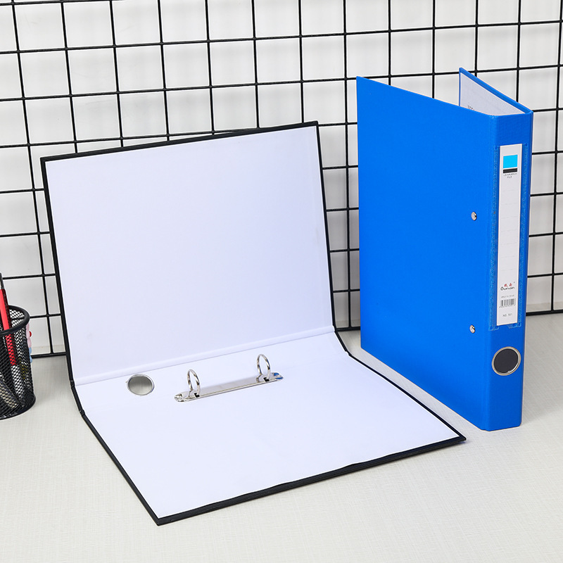 WSY583 Custom Lever Arch File Folder Office Supplies 2 Hole Ring Binder Folder with Active Back