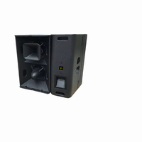 Speaker PA Aktif 15 Inch Profesional, Kabinet Kayu Lapis, Kabel XLR Mono Audio untuk KTV, Bar, Teater