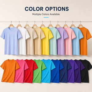 เสื้อยืดคอกลมคลาสสิกผ้าฝ้าย 100% สกรีนโลโก้ได้ นุ่ม ระบายอากาศดี ขายส่ง 20 สี เสื้อทีมกอล์ฟ ไซส์ S-4XL สีฟ้า - Product Image 3