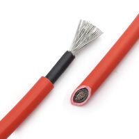 Hochwertiges 6mm² 4mm² Rotes Doppelt Isoliertes Solarpanel DC-Kabel