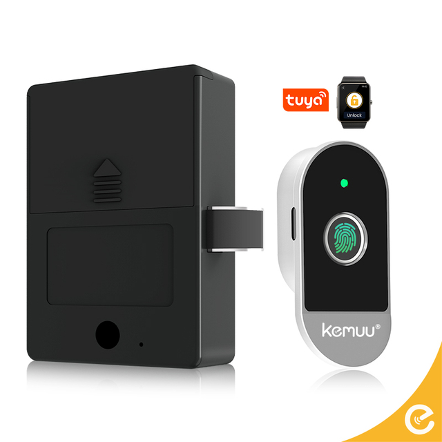 KEMUU Tuya Locks for Cabinets Intelligent Biometric Fingerprint Lock Cabinet Drawer Cabinet With Electronic Lock