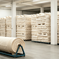 Vente en gros de tissu microfibre uni tissé 100% polyester, résistant aux plis, poids moyen, largeur 230 cm, pour la literie domestique