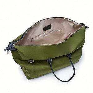 Sac de voyage vintage grande capacité en tissu Oxford, sac de sport personnalisé avec fermeture éclair, style tendance pour hommes et femmes - Product Image 4