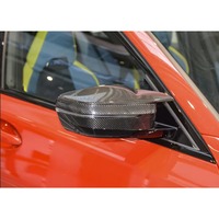 Coques de rétroviseurs latéraux en fibre de carbone sèche de haute qualité, 100 % neuves, pour M3 M4 G80 G82, coque de rétroviseur de porte avant, garantie 2 ans