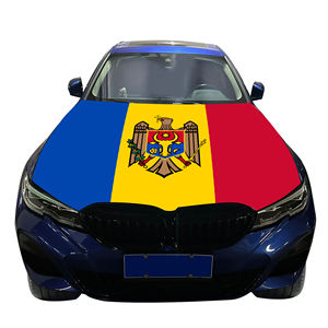 Moldova nazionale cofano motore <span class=keywords><strong>bandiera</strong></span> 120x150cm 4-stampa di trasferimento di calore tessuto elastico personalizzato in fabbrica diretta - Product Image 5