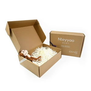 Auralux sinh thái thân thiện sóng giấy đồ trang sức gửi thư vận chuyển hộp phẳng gói gấp cứng nhắc bảng sóng - Product Image 2