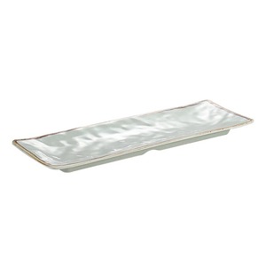 Assiette rectangulaire en mélamine, assiette de style japonais imitation porcelaine, assiette ovale pour poisson, assiette créative pour restaurant de hot pot - Product Image 5