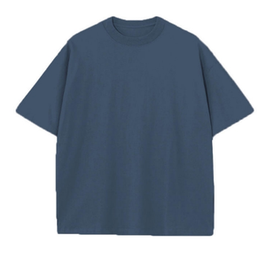 Camiseta de algodón en blanco de alta calidad al por mayor, camiseta de gran tamaño con hombros caídos, camiseta blanca de peso pesado con logotipo estampado personalizado para hombres - Product Image 6