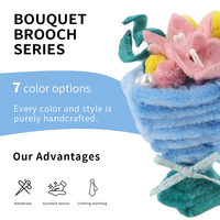 Kit de mini-corsettes à faire soi-même avec un boutonnière florale portable et une épingle, idéal pour les mariages, les bals de promo et la fête des Mères