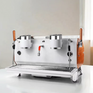 Machine à café expresso professionnelle 12L à double groupe, équipement de café professionnel en acier inoxydable pour entreprises - Product Image 2