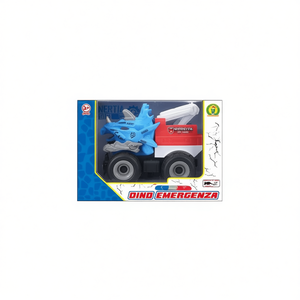 Dino Emergenza, Vehículo de Juguete de Fricción, 23x17x12 cm, Azul y Rojo, Coche de Emergencia para Niños de 3+ Años - Product Image 2