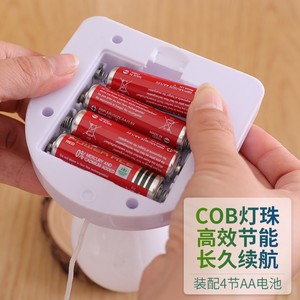 Lampe murale à cordon avec ampoule E27, alimentée par batterie, pour chambre à coucher, couloir, éclairage décoratif intérieur - Product Image 3