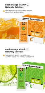 Set de Café Instantáneo Americano 3 en 1 Premium con Vitamina C, Sin Azúcar, Rico en Vitamina C, Café Arábica Negro, Bebida Caliente y Fría - Product Image 5