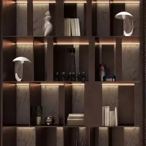 Customized Stainless Steel Wardrobe Bookshelf And Display Shelf
