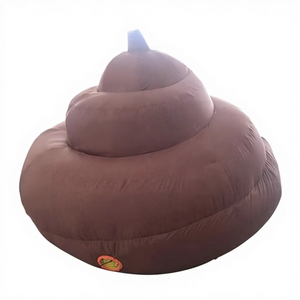 Modèle <span class=keywords><strong>de</strong></span> caca gonflable géant personnalisé, publicité extérieure, ballon gonflable <span class=keywords><strong>de</strong></span> dessin animé pour la promotion <span class=keywords><strong>de</strong></span> la marque/événement/fête/centre commercial - Product Image 6