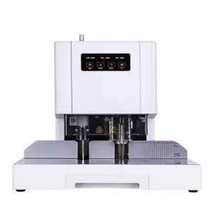 Deli GB700 kualitas tinggi ekonomis voucher mengikat mesin jilid keuangan mesin otomatis panas meleleh file tagihan Akuntan