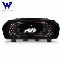 Panel Instrumen Digital Cluster Speedometer Nirkabel CarPlay Android Auto untuk BMW F10 F11 F18 F15 F07 F06 F04 F03