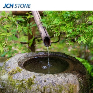 Fontaine d'eau <span class=keywords><strong>en</strong></span> <span class=keywords><strong>pierre</strong></span> de granit naturelle aménagée, pot décoratif de jardin, bol <span class=keywords><strong>en</strong></span> <span class=keywords><strong>pierre</strong></span> - Product Image 2
