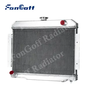 FonGoff 3 Row Aluminum Radiator For Jeep CJ5 CJ6 CJ7 Scrambler L6 V8 CC583 1972-1986 1985