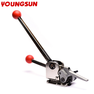 Youngsun thép không gỉ dải thắt chặt công cụ đóng đai tay nâng máy đóng đai GD35 sealless kết hợp công cụ đóng đai - Product Image 1