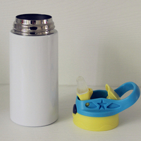 Bouteilles d'eau avec logo personnalisé, bouteille d'eau vierge pour sublimation, mug blanc