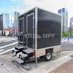 Unité de toilettes mobiles écologiques et durables entièrement équipées pour l'extérieur, avec douche et toilettes, 2 cabines, pour appartement, bureau, bâtiment - Product Image 3