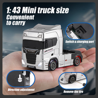 Voiture RC miniature WGNRC S917 à l'échelle 1/43, semi-propulsive, voiture de course RC miniature de poche, voiture RC miniature de drift, jouets de camion RC de drift haute vitesse