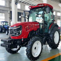 Vente directe d'usine, tracteurs agricoles, mini tracteur de jardin 4x4 avec un kit d'outils complet, tracteur à vendre