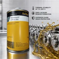 1L Kluber CTH2-260 Lubrifiant pour roulements d'axe Klubersynth CTH 2-260 pour chaînes de stenter lubrifiées à l'huile dans l'industrie textile