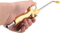 Pistolet à air comprimé en alliage d'aluminium à buse longue pour le nettoyage de la poussière pour les accessoires de compresseur.