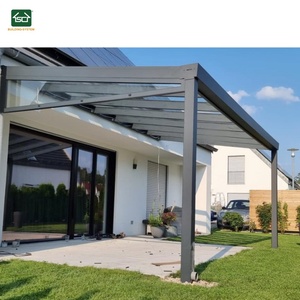 Couverture de patio approuvée CE abris de jardin <span class=keywords><strong>terrasse</strong></span> aluminium jardin patio toit étanche mural aluminium terrassenberdachung - Product Image 3