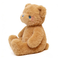 Ours en peluche marron personnalisable, adorable peluche animal, poupée animalière personnalisée, ours en peluche assis sur mesure