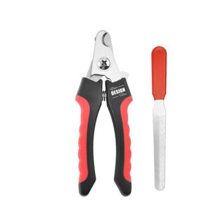 Cortauñas Metálico Ecológico Personalizado con Protector de Seguridad, Cortauñas Profesional y Lima para Uñas para Perros Medianos y Grandes, y Gatos - Product Image 1