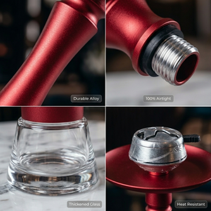 Set de Hookah Portátil de Aleación de Aluminio, <span class=keywords><strong>Kit</strong></span> de Shisha Árabe para Club Nocturno, Venta al Por Mayor, Fabricante con Logotipo Personalizado - Product Image 4