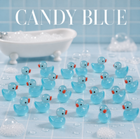 Bijoux DIY en résine, accessoires pour cheveux, mini-ornements créatifs pour micro-paysages de voiture, motif canard lumineux