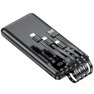 Meilleures ventes, batterie externe de haute qualité, nouvelle batterie externe ultra-fine de 10 000 mAh, charge rapide 10 W, mini format, écran LED, support, <span class=keywords><strong>chargeur</strong></span> portable - Product Image 1