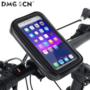 자전거 오토바이 전화 홀더 전화 지원 GPS 자전거 홀더 방수 커버