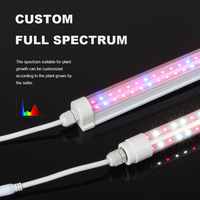 Lampe de croissance LED d'intérieur 18W/36W pour plantes hydroponiques IP66 avec spectre RVB et corps en aluminium émis par Veg et Bloom rouge