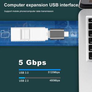 Adaptateur <span class=keywords><strong>USB</strong></span>-<span class=keywords><strong>C</strong></span> 10 Gbit/s <span class=keywords><strong>vers</strong></span> <span class=keywords><strong>USB</strong></span> 3.2, Convertisseur OTG <span class=keywords><strong>Thunderbolt</strong></span> 4/3 <span class=keywords><strong>vers</strong></span> <span class=keywords><strong>USB</strong></span> pour iPhone 17, MacBook, iPad, iMac et autres appareils Type-<span class=keywords><strong>C</strong></span> - Product Image 6