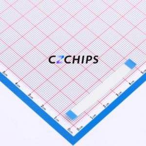 HX FFC-0.5-10P-50mm FFC Cable (Flexible Flat Cable) P=0.5mm Connector 10P 0.5mm 0.3mm Non-Inverting - Product Image 2