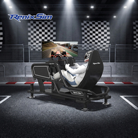 Simulador de Carreras Renixsim F1, Cabina Completa, Máquina de Juego de Carreras Arcade F1, Simulador de Conducción con Movimiento para Entrenamiento