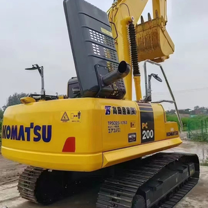 Excavateurs d'occasion Komatsu PC350 Pelle sur chenilles 35 tonnes Japon machine de construction originale certifiée CE avec godet à vendre - Product Image 1