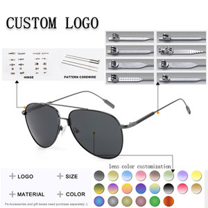 Gafas de Sol de Piloto con Montura Metálica Completa, Lentes Verdes, Protección UV400, Unisex, para Uso en Exteriores, Adultos - Product Image 2