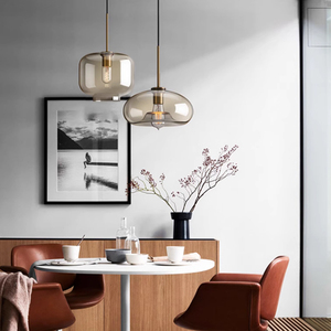 Lámpara Industrial Moderna <span class=keywords><strong>de</strong></span> un Solo Cabezal <span class=keywords><strong>para</strong></span> Restaurante, Lámpara <span class=keywords><strong>de</strong></span> <span class=keywords><strong>Techo</strong></span>, Lámpara <span class=keywords><strong>de</strong></span> Escalera, Lámpara <span class=keywords><strong>de</strong></span> Barra <span class=keywords><strong>de</strong></span> Café, Lámpara Colgante <span class=keywords><strong>de</strong></span> Vidrio - Product Image 3
