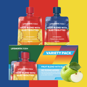 Lifeworth điện giải với trái cây pha trộn năng lượng uống gói không thêm đường Gluten miễn phí chất béo 0g với magiê thể thao dinh dưỡng - Product Image 2